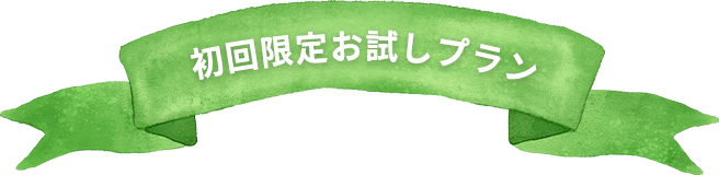 初回限定お試しプラン